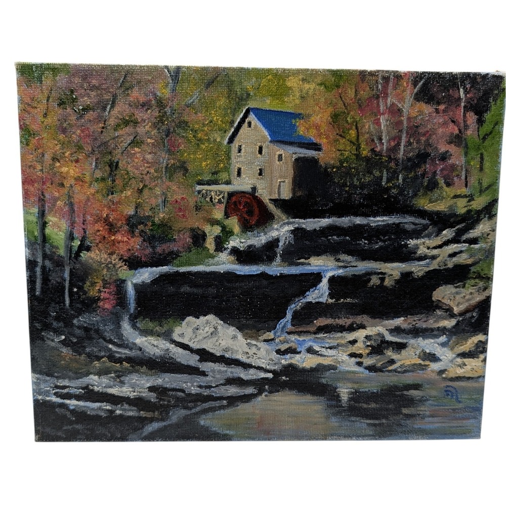 Original Oil Painting River West Arlington Vermont 2008 Signed Robert B Lantz - Picture 2 of 10